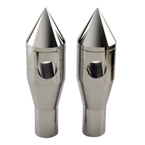 PartzBiz HD: 4409029-MidWest 34-134 Chrome Aluminum 4" Pointed 1" Handlebar Risers Harley Universal best new custom chopper bagger dresser motorcycle upgrade replacement PartzBiz HD: 4409029-MidWest 34-134 Chrome Aluminum 4" Pointed 1" Handlebar Risers Harley Universal best new custom chopper bagger dresser motorcycle upgrade replacement