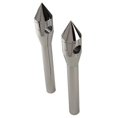 PartzBiz HD: 4409032-MidWest 34-159 Chrome Aluminum 10" Pointed 1" Handlebar Risers Harley Universal best new custom chopper bagger dresser motorcycle upgrade replacement PartzBiz HD: 4409032-MidWest 34-159 Chrome Aluminum 10" Pointed 1" Handlebar Risers Harley Universal best new custom chopper bagger dresser motorcycle upgrade replacement