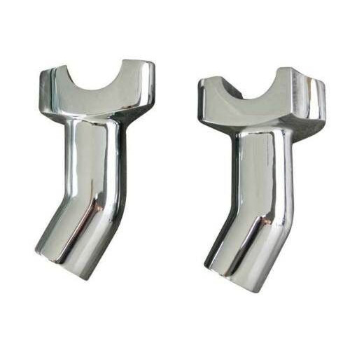 PartzBiz HD: 4409033-MidWest 34-167 Chrome Aluminum 3.5" Tall 1" Handlebar Risers Harley Universal best new custom chopper bagger dresser motorcycle upgrade replacement PartzBiz HD: 4409033-MidWest 34-167 Chrome Aluminum 3.5" Tall 1" Handlebar Risers Harley Universal best new custom chopper bagger dresser motorcycle upgrade replacement