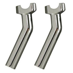 PartzBiz HD MW34-170 - MidWest 34-170 Chrome Aluminium 6.5 ” สูง 1 ” ไรเซอร์แฮนด์ Harley Universal มอเตอร์ไซค์แต่งชอปเปอร์แบ็กเกอร์รุ่นใหม่ที่ดีที่สุด อัปเกรดอะไหล่รถจักรยานยนต์