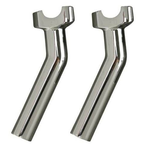 PartzBiz HD: 4408994-MidWest 34-170 Chrome Aluminum 6.5" Tall 1" Handlebar Risers Harley Universal best new custom chopper bagger dresser motorcycle upgrade replacement PartzBiz HD: 4408994-MidWest 34-170 Chrome Aluminum 6.5" Tall 1" Handlebar Risers Harley Universal best new custom chopper bagger dresser motorcycle upgrade replacement