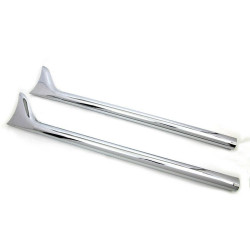 PartzBiz HD MW64-369 (x2) - MidWest 64-369 Chrome 1-3/4” Dia. x 29” L ท่อไอเสีย Fishtail แบบสลิปออน Harley PartzBiz HD MW64-369 (x2) - MidWest 64-369 Chrome 1-3/4” Dia. x 29” L ท่อไอเสีย Fishtail แบบสลิปออน Harley