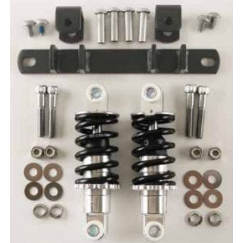 PartzBiz HD: 4408988-MidWest 82-53 Ultima Dual 4" Adjustable Shock Mount Solo Seat Bracket Kit Harley Davidson Chopper Bobber Vintage Classic Custom Sportster Honda Motorcycle Bike Saddle Upgrade Replacement Spring