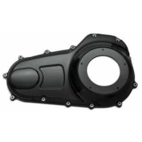 PartzBiz HD: 4408951-Midwest 88-152 Satin Black Narrow Profile Primary Cover for 07-16 Harley Davidson Touring street glide road king electra flh flht flhr classic custom upgrade style motorcycle covers accessories 88152