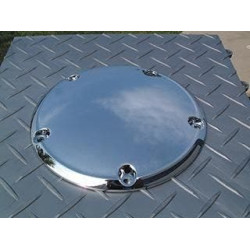 PartzBiz HD MW89-498 - Midwest 89-498 Chrome Die Cast อลูมิเนียม Derby Cover สำหรับ 99-06 Harley Davidson Twin Cam 88 big twin เครื่องยนต์รถจักรยานยนต์ bike street motor ใหม่อัพเกรดชิ้นส่วนที่กำหนดเองอุปกรณ์เสริม chopper 89-498