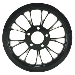 PartzBiz HD MW94-651 - MidWest 94-651 Ultima Manhattan Black Cut 1.5" 65T Rear Drive Pulley Harley PartzBiz HD MW94-651 - MidWest 94-651 Ultima Manhattan Black Cut 1.5" 65T Rear Drive Pulley Harley