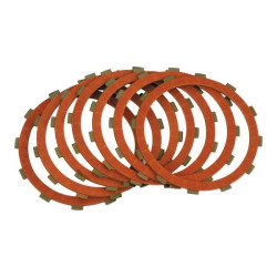 PartzBiz HD MW96-374 - Midwest 96-374 Red Eagle Clutch Friction Plate Set for 1971-83 Harley davidson Sportster chopper bike motorcycle trans replacement upgrade custom motorcycle 96374 PartzBiz HD MW96-374 - Midwest 96-374 Red Eagle Clutch Friction Plate Set for 1971-83 Harley davidson Sportster chopper bike motorcycle trans replacement upgrade custom motorcycle 96374