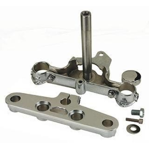 PartzBiz HD: 4408924-MidWest Ultima 29-67 Fork Clamp Set 1.625" Tubes / 3.5" Risers Harley Softail PartzBiz HD: 4408924-MidWest Ultima 29-67 Fork Clamp Set 1.625" Tubes / 3.5" Risers Harley Softail