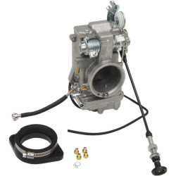 PartzBiz HD DS482X - Mikuni Smoothbore Natural Carburetor HSR48 48 MM Carb 48-2 Harley EVO Twin Cam | 48-2 PartzBiz HD DS482X - Mikuni Smoothbore Natural Carburetor HSR48 48 MM Carb 48-2 Harley EVO Twin Cam | 48-2