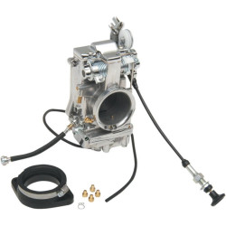 PartzBiz HD DS48-2P - Mikuni Smoothbore Polished Carburetor HSR48 48 MM Carb 48-2 Harley EVO Twin Cam | 48-2P PartzBiz HD DS48-2P - Mikuni Smoothbore Polished Carburetor HSR48 48 MM Carb 48-2 Harley EVO Twin Cam | 48-2P
