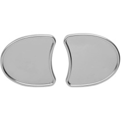 PartzBiz HD DS06400793 - Drag Specialties กระจกติดแฟริ่งโครเมียมสำหรับ Harley FLHT/X Batwing 14-17 | 0640-0793