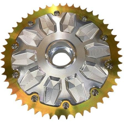 PartzBiz HD: 4408873-MJK P-4512 Machined CNC Cush Drive 51T Chain Conversion 09-19 Harley Touring 1210-2172 12102172