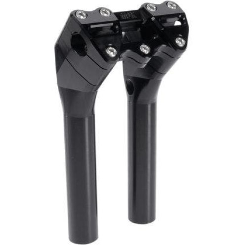 PartzBiz HD: 4408874-MJK P-4521 Black Anodized 10" Risers for 1" Handlebar 2" Pullback Harley | P-4521 PartzBiz HD: 4408874-MJK P-4521 Black Anodized 10" Risers for 1" Handlebar 2" Pullback Harley | P-4521