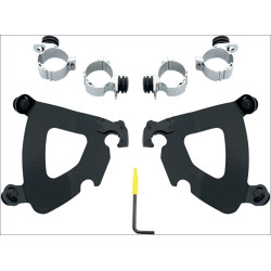 PartzBiz HD DS23200116 - Memphis Shades Black Trigger-Lock Mount Gauntlet Fairing Harley XL 48 1200X | เม.ย.1984