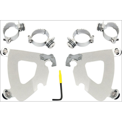 PartzBiz HD: 4408848-Memphis Shades Polished Trigger-Lock Mount Gauntlet Fairing Harley Dyna 06-15 | MEK1993 PartzBiz HD: 4408848-Memphis Shades Polished Trigger-Lock Mount Gauntlet Fairing Harley Dyna 06-15 | MEK1993