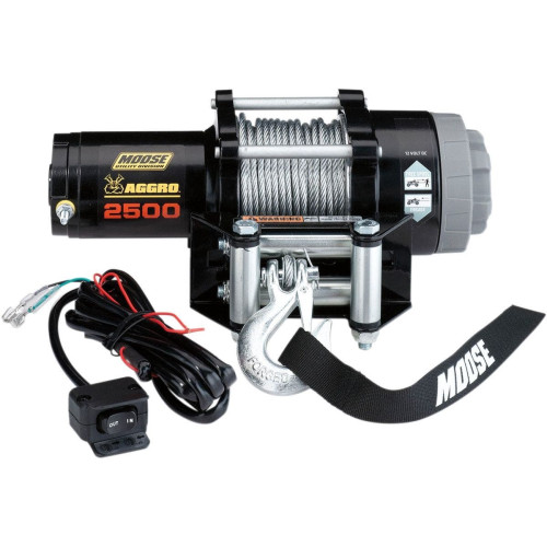 PartzBiz HD: 4408851-Moose 2500 LB Aggro 4 Wheeler ATV 2500 Winch ATV Rope w/ Dash Switch PartzBiz HD: 4408851-Moose 2500 LB Aggro 4 Wheeler ATV 2500 Winch ATV Rope w/ Dash Switch