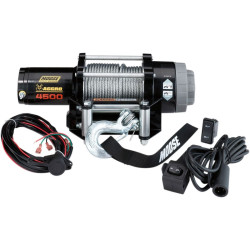 PartzBiz HD DS45050763 - Moose 4500 LB Aggro UTV Winch Wire Rope Corded Remote w/ Dash Switch 104310 PartzBiz HD DS45050763 - Moose 4500 LB Aggro UTV Winch Wire Rope Corded Remote w/ Dash Switch 104310