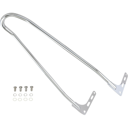 PartzBiz HD: 4408836-Motherwell Matte Black 25" Classic Steel Sissy Bar Kit Harley M8 Softail 18-Up Heritage Deluxe Slim Street Bob Custom Classic Vintage Chopper Bobber Bike Motorcycle Upgrade Best Back Rest 1501-0637