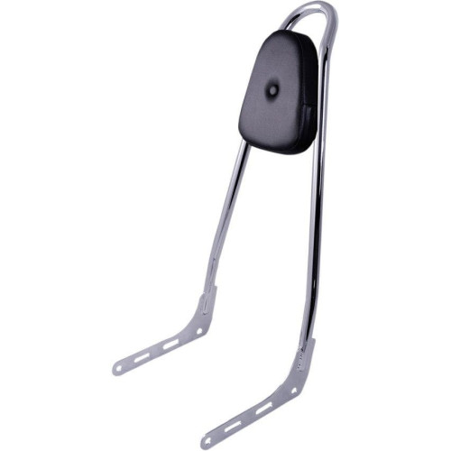 PartzBiz HD: 4408839-Motherwell Chrome Classic 25-1/2" Tall Sissy Bar w/ Pad for 18-Up Harley M8 Softail best new upgrade custom chopper bobber
