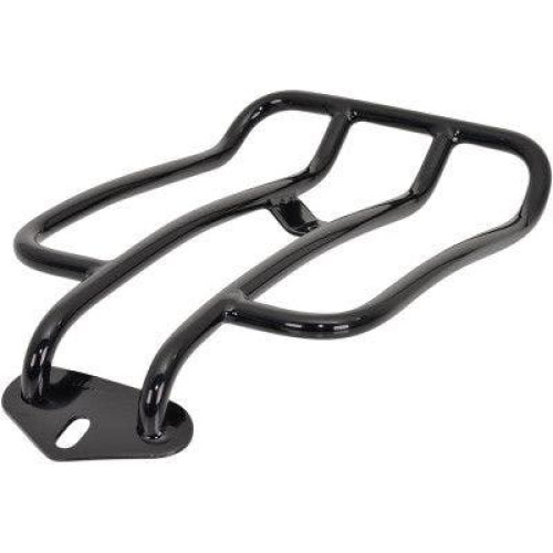 PartzBiz HD: 4408841-Motherwell Gloss Black 11" x 6" Solo Luggage Rack Harley XL Sportster 04-Up 1510-0271 592041 MWL-216GB