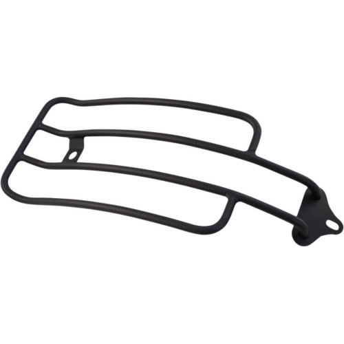 PartzBiz HD: 4408808-Motherwell Matte Black 6" Solo Luggage Rack Harley Softail Standard Street Bob 18-Up