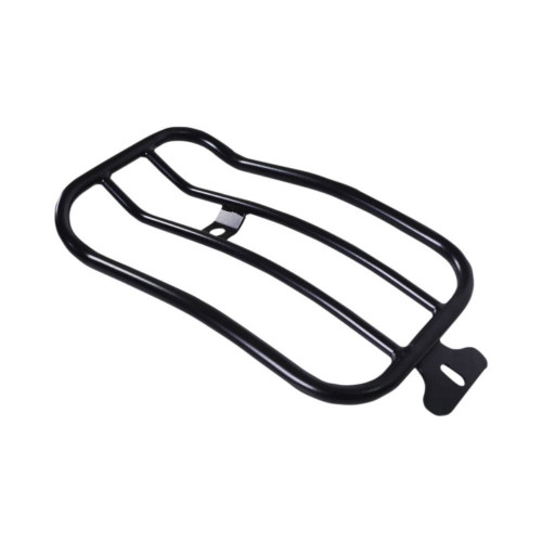 PartzBiz HD: 4408812-Motherwell Matte Black 12" x 7" Solo Luggage Rack Harley M8 Softail FXLR 18-Up 1510-0409 15100409