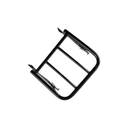 PartzBiz HD MWL-457A-MB - Motherwell Matte Black 2-Up Detachable Luggage Rack for Harley Touring 09-22 | MWL-457A-MB