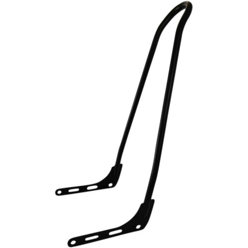 PartzBiz HD: 4408823-Motherwell Gloss Black 25" Classic Steel Sissy Bar Kit Harley M8 Softail 18-Up Heritage Deluxe Slim Street Bob Custom Classic Vintage Chopper Bobber Bike Motorcycle Upgrade Best Back Rest 1501-0637