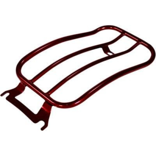 PartzBiz HD: 4408787-Motherwell Primary Series 7" Solo Luggage Rack Red Steel Harley FLH/T 08-20 1510-0850 15100850  MWL-430-RED