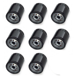 PartzBiz HD 22-251 (x8) - โรงงานมอเตอร์ 22-251 ชุดแปดกรองน้ำมันสีดำ Harley TC M8 99-20 OE 63731-99 PartzBiz HD 22-251 (x8) - โรงงานมอเตอร์ 22-251 ชุดแปดกรองน้ำมันสีดำ Harley TC M8 99-20 OE 63731-99