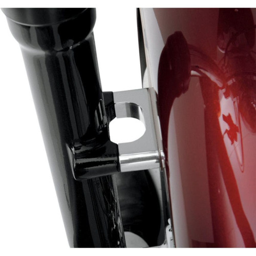 PartzBiz HD: 4408759-Klock Werks Tire Hugger Chrome Front Fender 21x2.15 Mounting Blocks Harley FXS/T - KW05-02-0106-C
