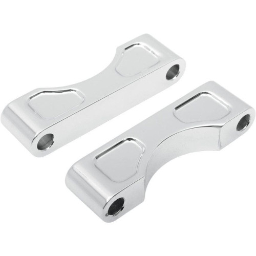 PartzBiz HD: 4408719-Klock Werks Tire Hugger Chrome Front Fender 16-18 Mounting Blocks Harley FLH/T - KW05-01-0103-C