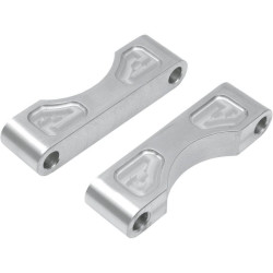 PartzBiz HD DS14100030 - Klock Werks Tire Hugger Raw Front Fender 16-18 Mounting Blocks Harley FLH/T - KW05-01-0103-R