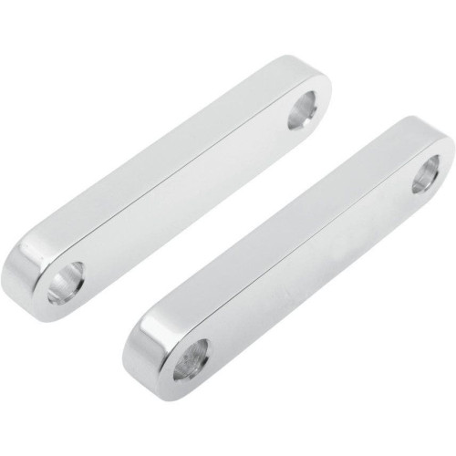 PartzBiz HD: 4408722-Klock Werks Tire Hugger Chrome Front Fender 16-18 Mounting Blocks Harley FLST - KW05-02-0103-C