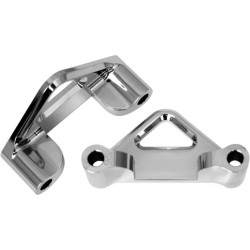 PartzBiz HD DS14100061 - Accutronix Hot Legs Bagger Legs Chrome 1.25” Spacers 5.5” บังโคลนหน้า 84-13 | TFS41-EMF125C