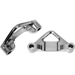 PartzBiz HD DS14100063 - Accutronix Hot Legs Bagger Legs Chrome .8125 ” Spacers 6 3/8 บังโคลนหน้า 84-13 | TFS41-EMF812C