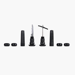 PartzBiz HD DS03640046 - Muc-Off USA 20293 ชุดปลั๊กเครื่องมือเจาะแบบไม่มีท่ออลูมิเนียม Stealth สีดำ