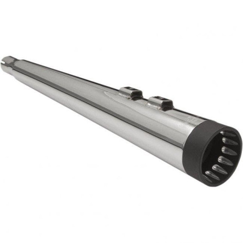 PartzBiz HD: 4408714-Bassani DNT Deep N Throaty Chrome w/ Black 4" Slip On Mufflers Megaphone 2017 | 1F572DNT6 PartzBiz HD: 4408714-Bassani DNT Deep N Throaty Chrome w/ Black 4" Slip On Mufflers Megaphone 2017 | 1F572DNT6