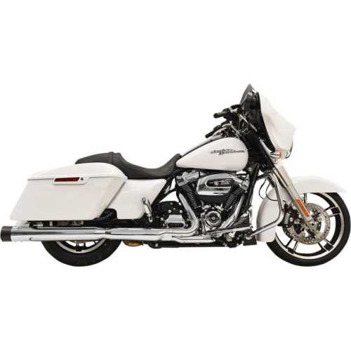 PartzBiz HD: 4408677-Bassani DNT Deep N Throaty Chrome Black Tip 4" Slip On Mufflers Straight FLH 17 | 1F72DNT5 PartzBiz HD: 4408677-Bassani DNT Deep N Throaty Chrome Black Tip 4" Slip On Mufflers Straight FLH 17 | 1F72DNT5