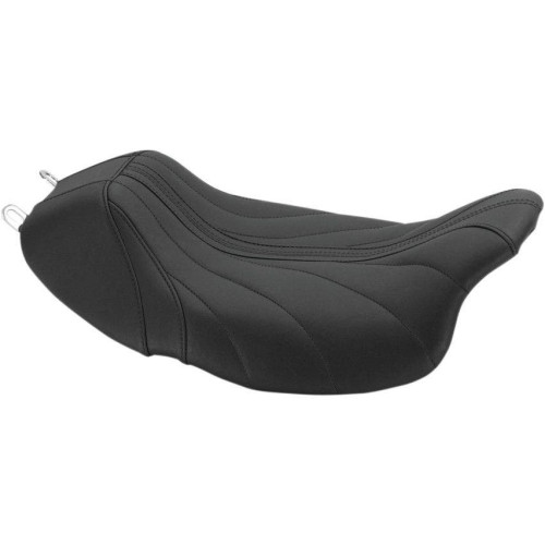 PartzBiz HD: 4408671-Mustang 75059 Black Gravity Revere Journey Low Solo Seat Harley Touring 08-Up