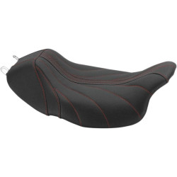 PartzBiz HD MD75059AB - Mustang 75059AB สีดำ/แดง Gravity Revere Journey Solo Seat Harley Touring 08-Up PartzBiz HD MD75059AB - Mustang 75059AB สีดำ/แดง Gravity Revere Journey Solo Seat Harley Touring 08-Up