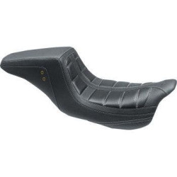 PartzBiz HD MD75239GM - Mustang 75239GM Gun Metal Stitch Squareback 2 เบาะ Harley FLH FLT 08-21 | 75239GM PartzBiz HD MD75239GM - Mustang 75239GM Gun Metal Stitch Squareback 2 เบาะ Harley FLH FLT 08-21 | 75239GM