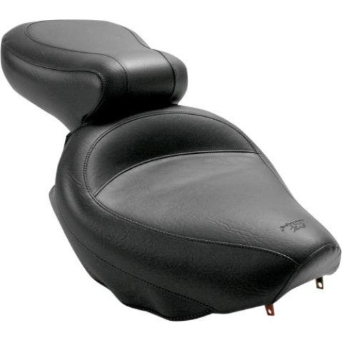 PartzBiz HD: 4408644-Mustang 75285 Black Original One Piece Wise Touring Seat 85-09 VS800 VS700 VS750 489371 0810-0387 08100387