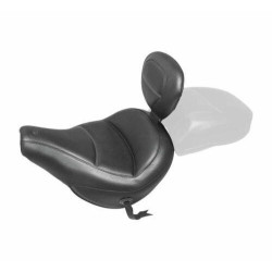 PartzBiz HD MD79330 - Mustang 79330 Black Max Solo Touring Seat 18-23 Harley Softail FLDE 0802-1063 08021063 486560