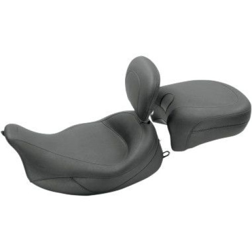 PartzBiz HD: 4408552-Mustang 79446 Black Super Vintage Solo Seat Removeable Backrest 08-23 Harley FLH 489201 0801-0555 08010555 PartzBiz HD: 4408552-Mustang 79446 Black Super Vintage Solo Seat Removeable Backrest 08-23 Harley FLH 489201 0801-0555 08010555