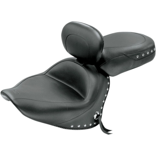 PartzBiz HD: 4408555-Mustang 79476 2-PC Wide Touring Seat w/ Driver Backrest Yamaha V-Star 1300 1300T 07-17 PartzBiz HD: 4408555-Mustang 79476 2-PC Wide Touring Seat w/ Driver Backrest Yamaha V-Star 1300 1300T 07-17