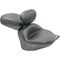 PartzBiz HD MD79477 - Mustang 79477 เบาะ 2 ชิ้น Wide Touring มีพนักพิง 07-17 Yamaha V-Star 1300/T 0810-0539 08100539 489336