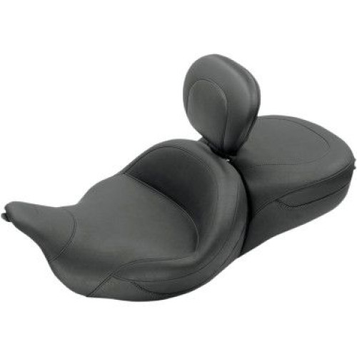 PartzBiz HD: 4408558-Mustang 79556 Super Vintage Touring Seat w/ Driver Backrest 08-23 Harley FLH/FLT 489235 0801-0564 08010564 PartzBiz HD: 4408558-Mustang 79556 Super Vintage Touring Seat w/ Driver Backrest 08-23 Harley FLH/FLT 489235 0801-0564 08010564