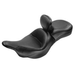 PartzBiz HD MD79631 - Mustang 79631 ชิ้นเดียว Black Standard Touring มีพนักพิง 09-18 Kawasaki VN1700 0810-0854 08100854 489329