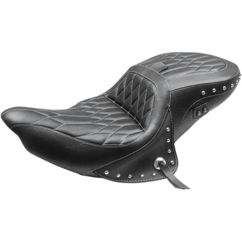 PartzBiz HD: 4408569-Mustang 79664WT Black Concho / Diamond Heated 2-Up Seat Indian Roadmaster 16-Up PartzBiz HD: 4408569-Mustang 79664WT Black Concho / Diamond Heated 2-Up Seat Indian Roadmaster 16-Up